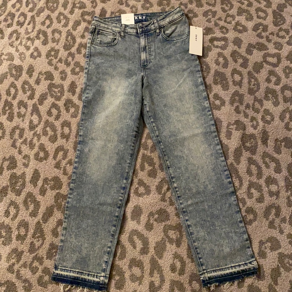 DKNY Madison High Rise Crop jeans